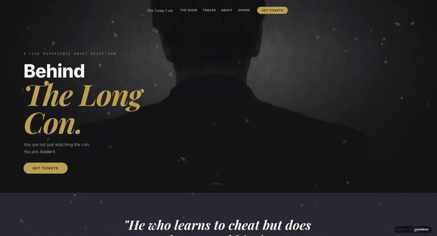 Average Magician website preview